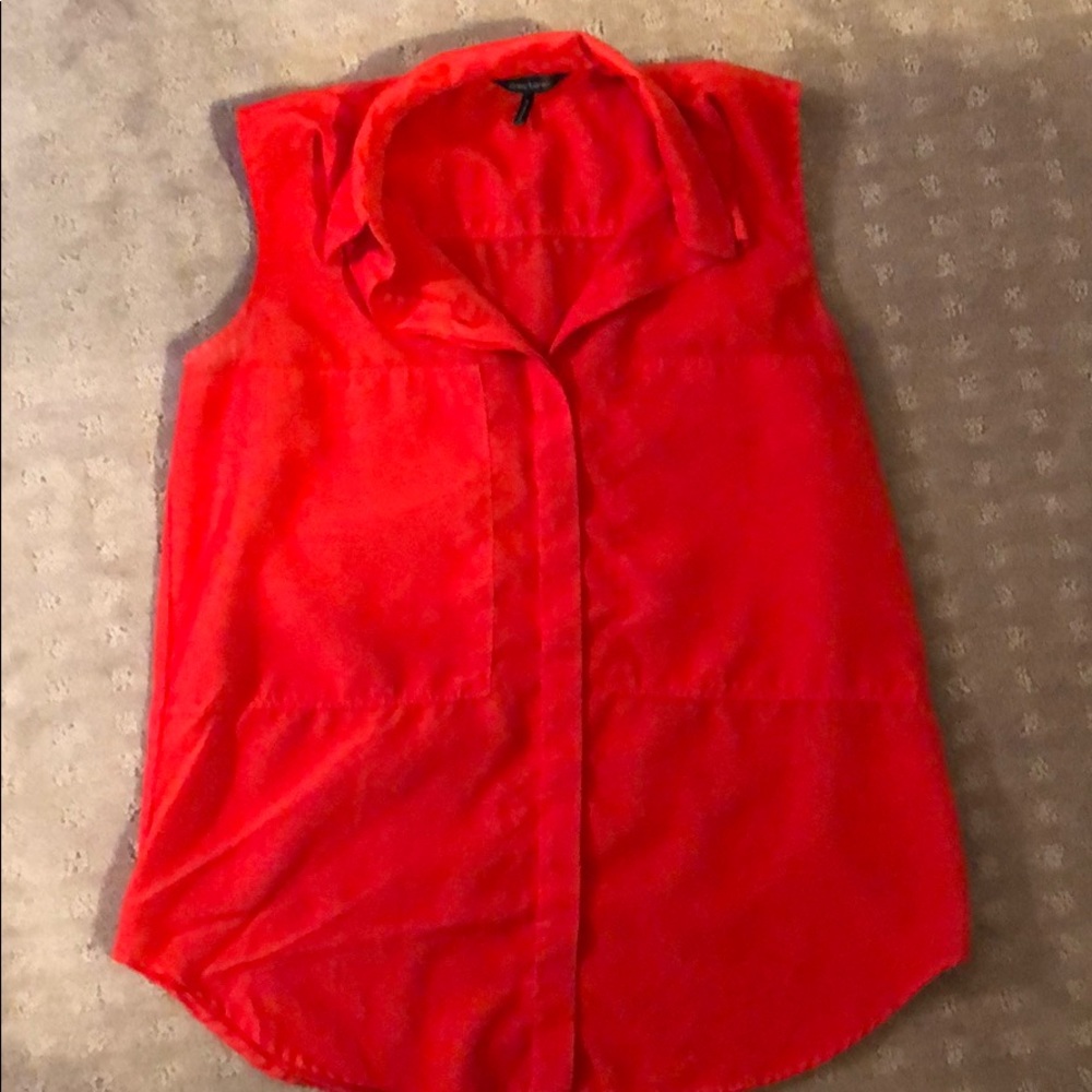 Daisy Fuentes Red Blouse ⭐️ FREE SHIPPING ⭐️